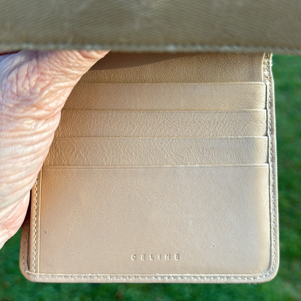 Celine CC monogram denim wallet in yellow in like new condition. authent… - Picture 12 of 15
